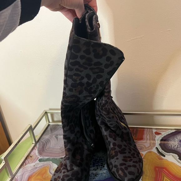 ⚡️⚡️$8 flash sale 😮👏 Leopard Print Boots with Zipper - Picture 4 of 8